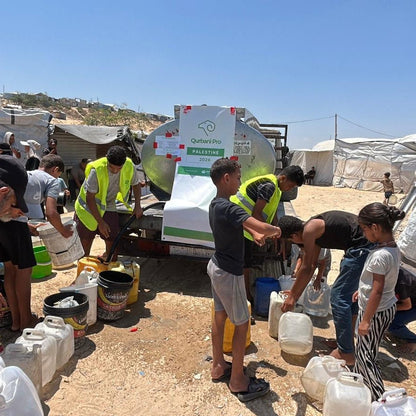 Send Water to Gaza | Watertruck - Qohyrah